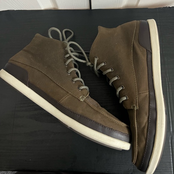 OLUKAI Nalukai Kapa Boot Men's Lace-Up Chukka Ankle Boots 10377-TZ3D Brown - Picture 6 of 12